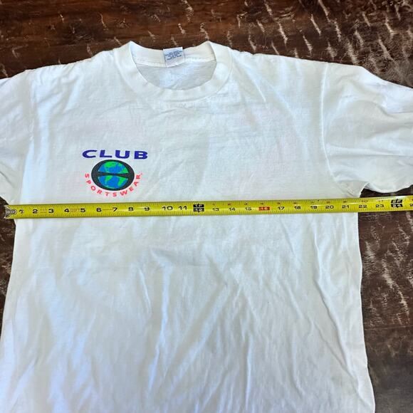 VTG 1989 Save the Ocean Club Sportswear TShirt XL Single Stitch 90s Conservation - Picture 3 of 10